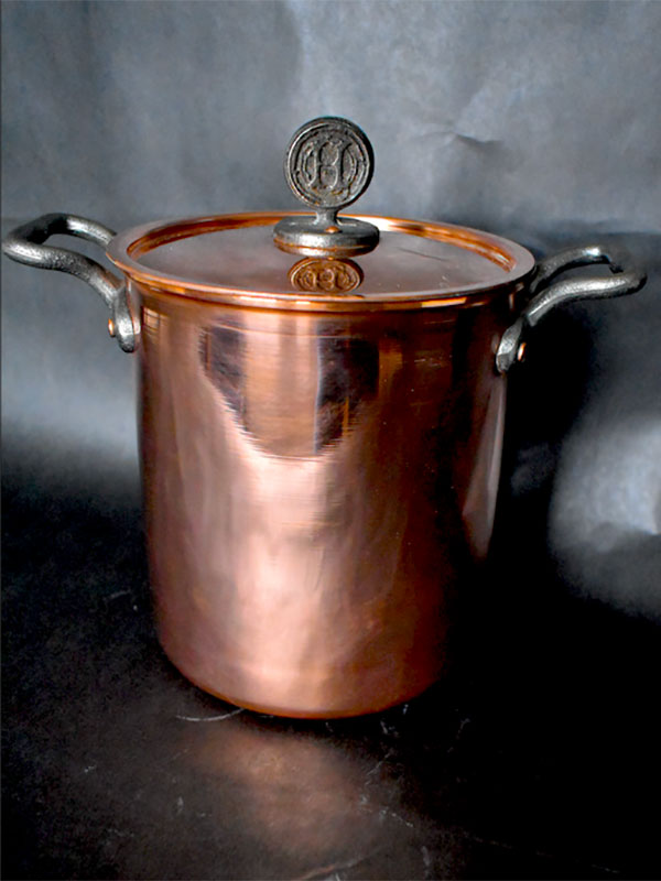 3 Quart Copper Pot and Copper Cookware Lid